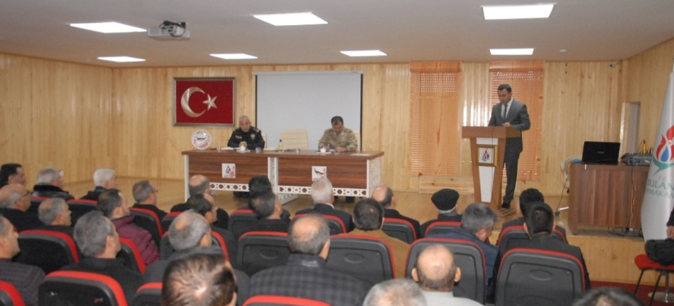 Muş Bulanık’ta ’Ocak Ayı Güvenlik’ toplantısı yapıldı