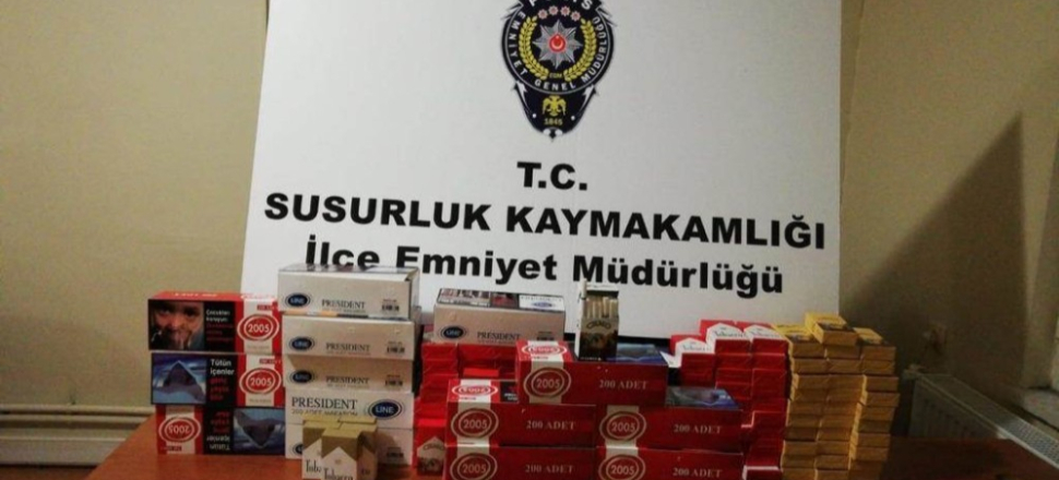 Balıkesir Susurluk’ta kaçak tütün baskını