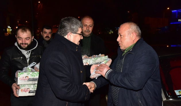 Bilecik'te Başkan Nihat Can, işçilerle bir araya geldi