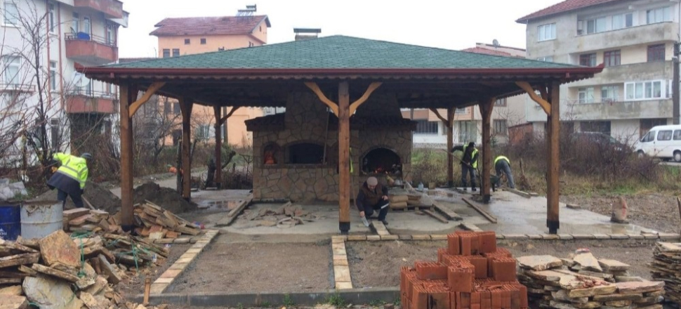 Bartın'da birçok yere taş fırın yapımına başlandı