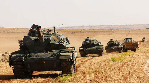 Fırat Kalkanı'nda Azez cephesinden yeni fotoğraflar