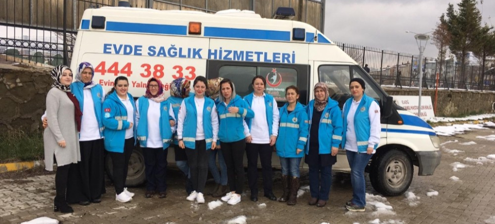 Elazığ 4 bin kişiye evde sağlık hizmeti ile ilk 5'te yer aldı