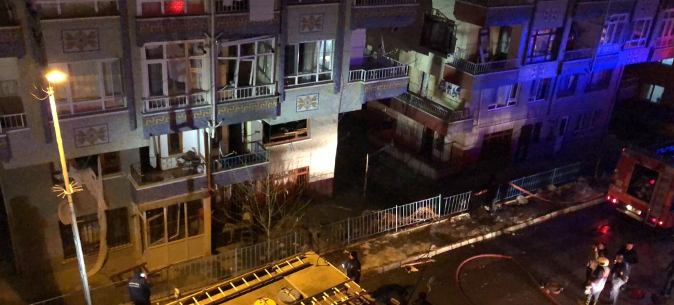 Ankara'da intihar girişimi sırasında patlama...