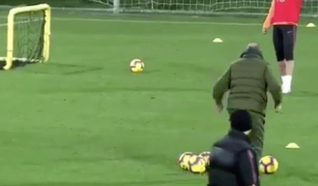 Fatih Terim idmanda şov yaptı!
