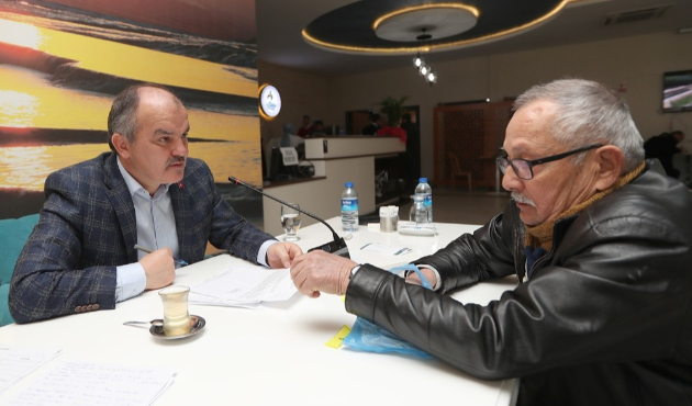 Denizli'de Başkan Gürlesin vatandaşlarla bir araya geldi
