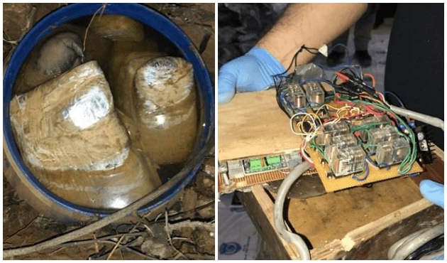 191 kilo patlayıcı ve fünyelerle yakalandı!