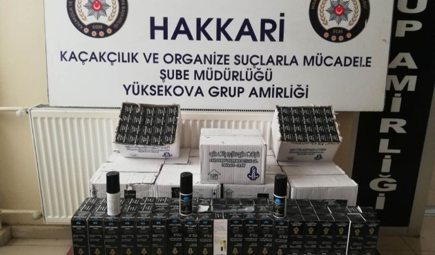 Hakkari’de kaçakçılığa baskın