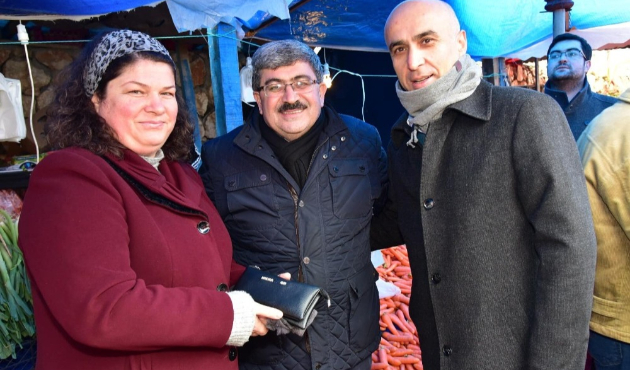 Bilecik'te Başkan Can pazar esnafı ile buluştu