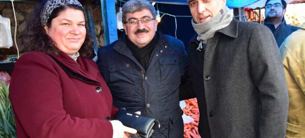 Bilecik'te Başkan Can pazar esnafı ile buluştu