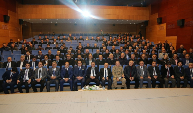 Gümüşhane’de toplantının konusu uyuşturucu oldu