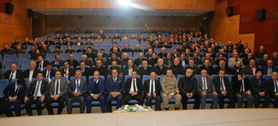 Gümüşhane’de toplantının konusu uyuşturucu oldu