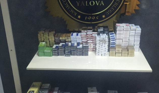 Yalova’da kaçak sigara baskını