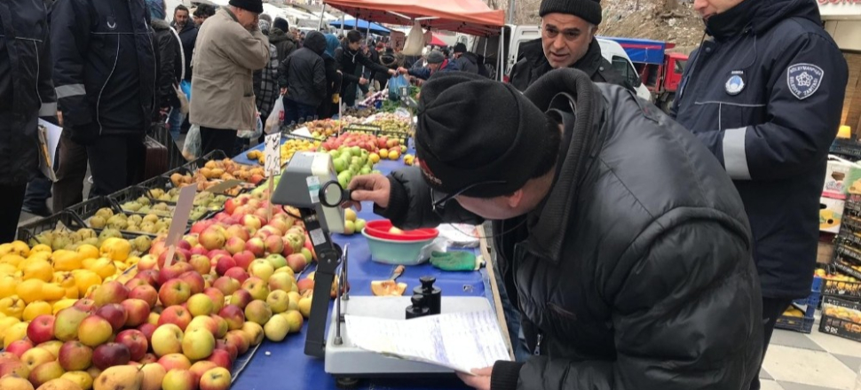 Tekirdağ'da zabıta ekipleri pazar denetimlerini arttırdı