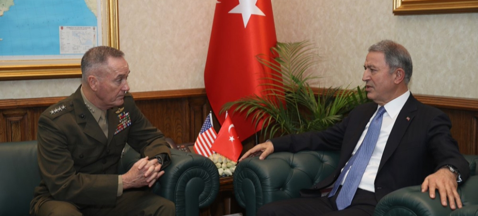 Bakan Akar'dan Dunford'a 4 maddelik net mesaj...