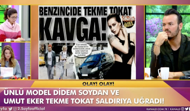 Didem Soydan ve Umut Eker tekme tokat saldırıya uğradı!