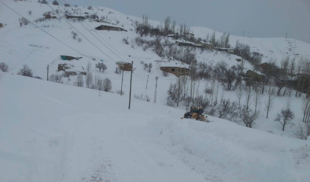Hakkari’de 179 yerleşim yeri yolu kapandı