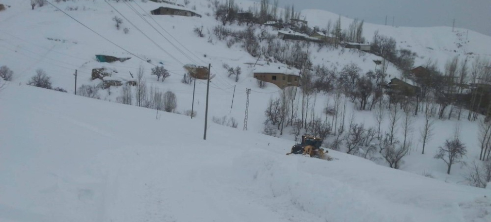 Hakkari’de 179 yerleşim yeri yolu kapandı