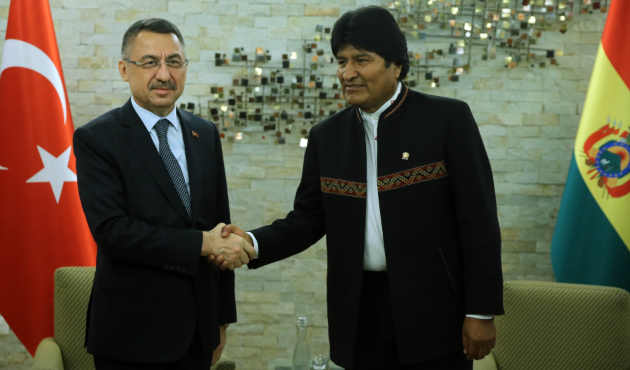 Fuat Oktay, Bolivya Devlet Başkanı ile görüştü!