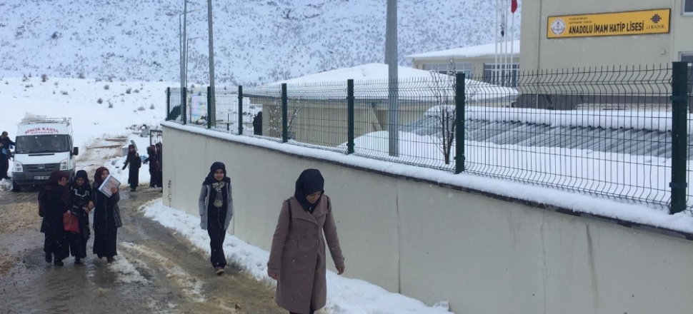 Adıyaman Sincik’te eğitime kar engeli