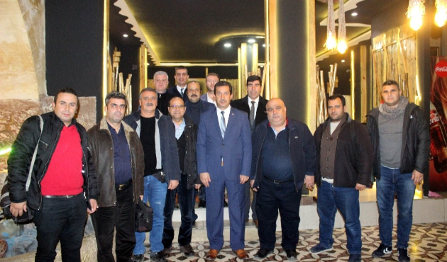 Kilis'te Boybeyi basın mensuplarıyla buluştu