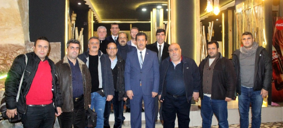 Kilis'te Boybeyi basın mensuplarıyla buluştu
