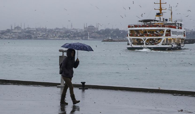 İstanbul ile birlikte 6 ile kuvvetli yağış uyarısı