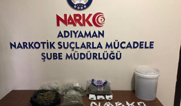 Adıyaman polis ekiplerinden uyuşturucu satıcılarına darbe