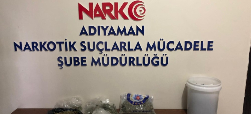 Adıyaman polis ekiplerinden uyuşturucu satıcılarına darbe