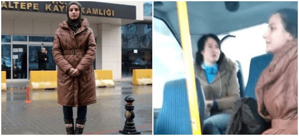 Başörtülü öğrenciyi darp eden kadına hapis cezası!