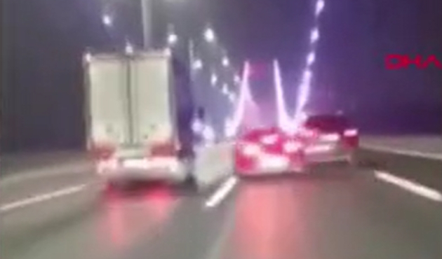 FSM'de önce makas, sonra takla attı...