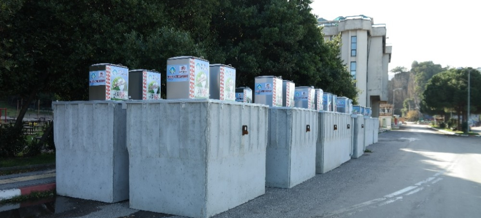 Bartın'da konteynerler yer altına gizlenecek