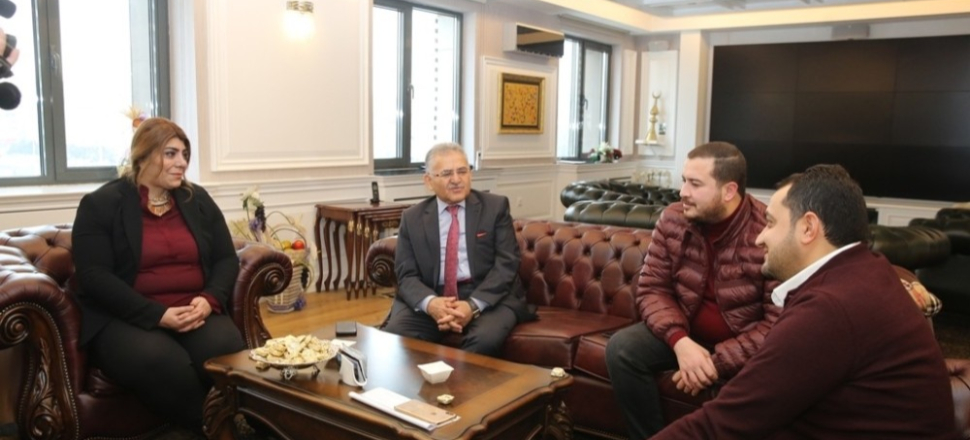 Kayseri'de Başkan Büyükkılıç’a ziyaretçi yağdı
