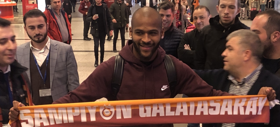 Galatasaray'ın yeni transfer Marcao İstanbul'da...
