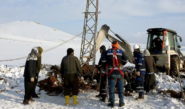 Şanlıurfa'da Dicle Elektrik’ten Siverek’te kış çalışması