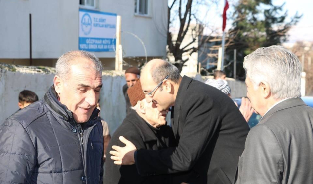 Siirt'te Kaymakam Aydın, köyleri ziyarette bulundu