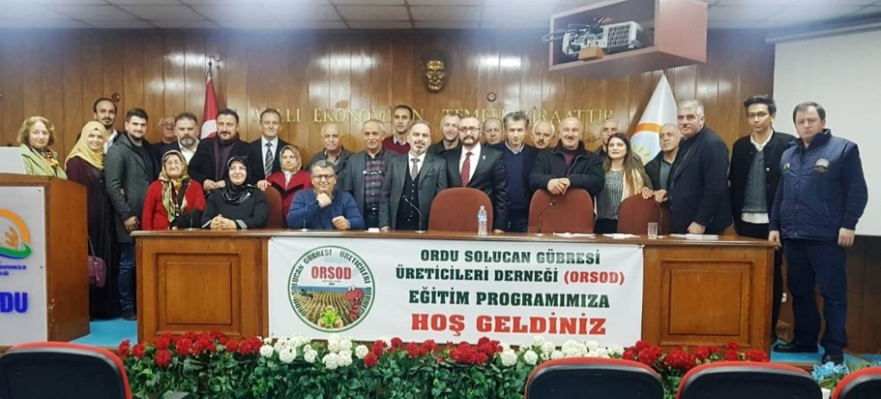 Ordu'da solucan üreticileri panelde bir araya geldi