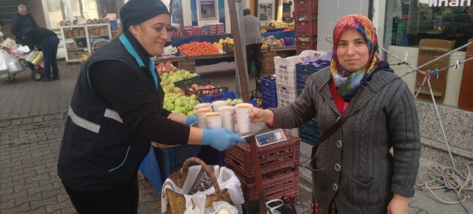 Aydın Büyükşehir'den sıcak çorba ikramı