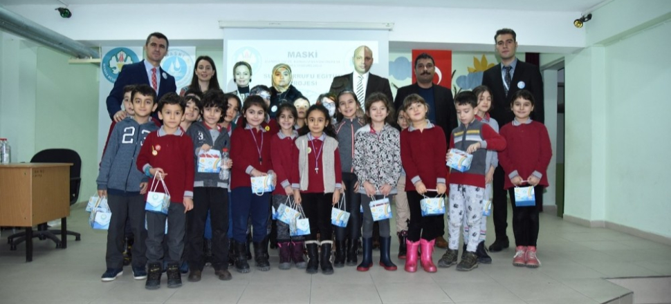 Manisa'da öğrencilere su tasarrufu eğitimi