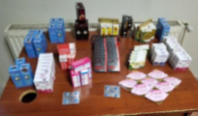 Kütahya'da kaçak hap operasyonu