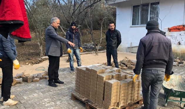 Bilecik Bayırköy’de yol çalışmaları sürüyor