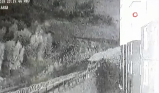 Kahramanmaraş'ta istinat duvarı çöktü!