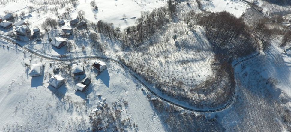 Bolu Dağı’nın kartpostallık eşsiz kar manzarası