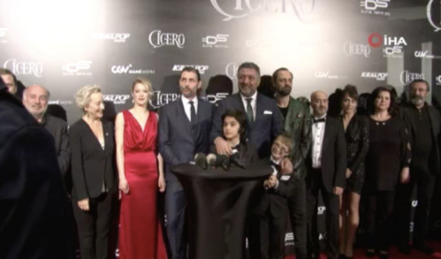 "Çiçero" filminin galası yapıldı!