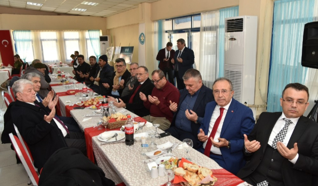 Manisa'da Başkan Ergün, Kırkağaçlı muhtarlarla bir araya geldi