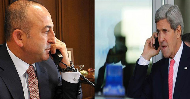 Dışişleri Bakanı Çavuşoğlu, Kerry ile Suriye'yi görüştü