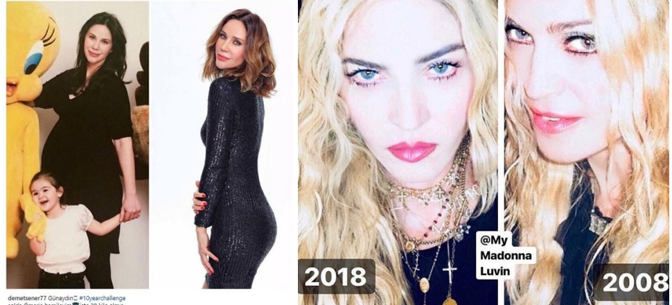 "10yearschallenge" salgınının korkutan yüzü!