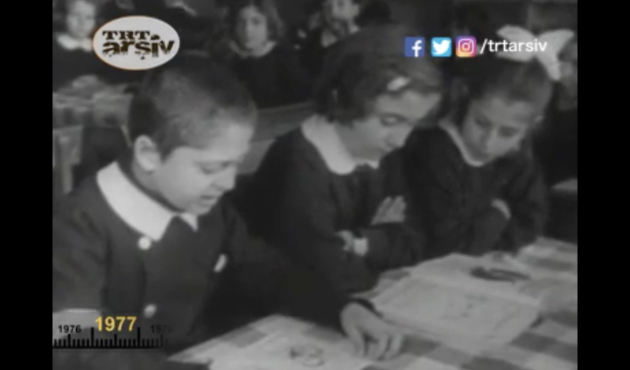 1977 yılında karne değerlendirmesi...
