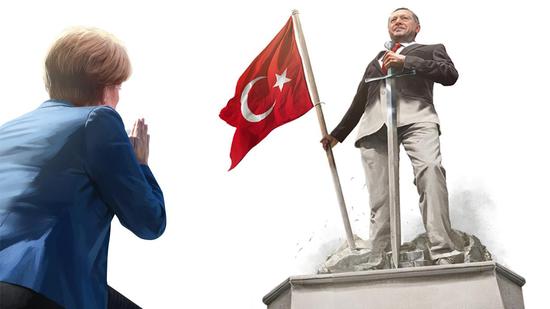 Alman gazetesi Handelsblatt da Erdoğan'ı 'diktatör' yaptı