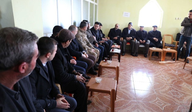 Muş'ta Kaymakam Kaçmaz’dan vefat eden öğrencinin ailesine ziyaret