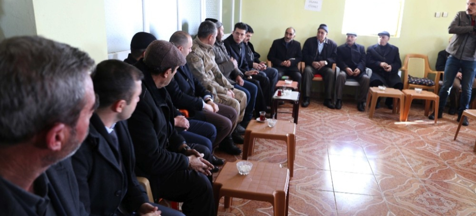 Muş'ta Kaymakam Kaçmaz’dan vefat eden öğrencinin ailesine ziyaret